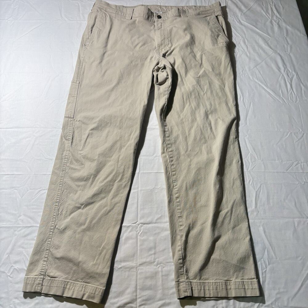 Columbia Utility Pants Mens 40x32 Khaki Regular Fit Stretch Outdoor Hiking